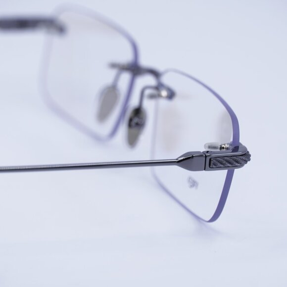 Fred FG50012U 006 Eyeglasses Gunmetal 56mm Rectangle Frame - Picture 8 of 10